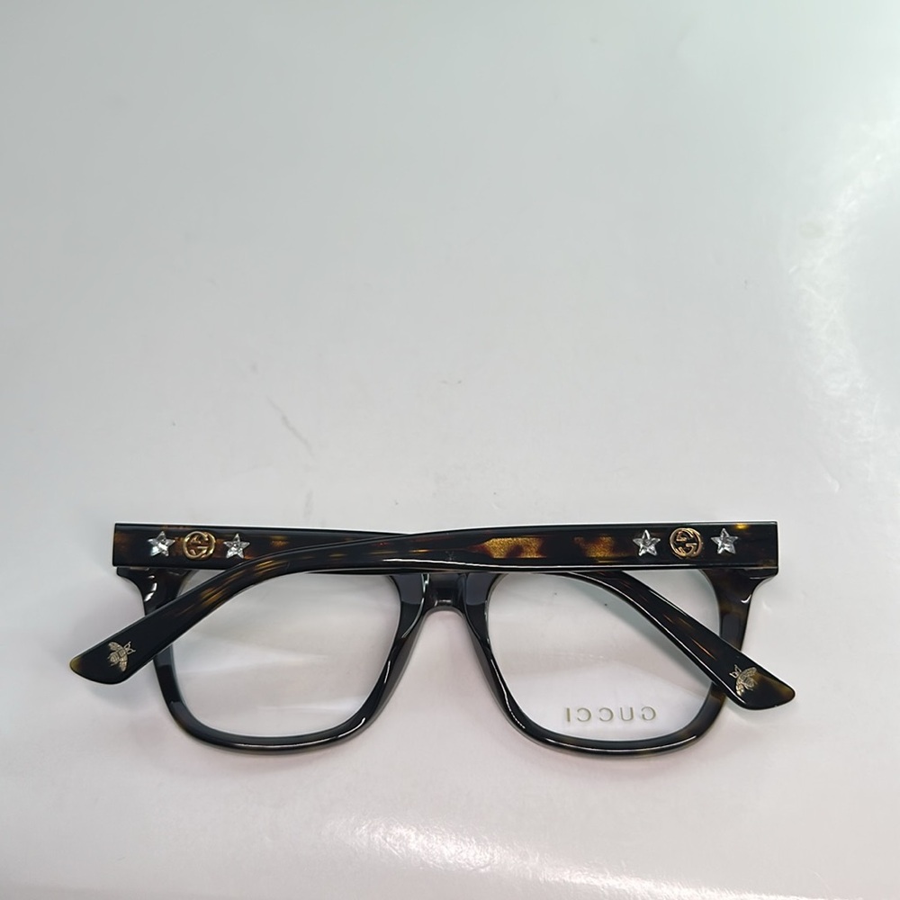 NEW Gucci Women’s Brown/Tortoise Eyeglasses GG0349O 006 - Picture 9 of 11